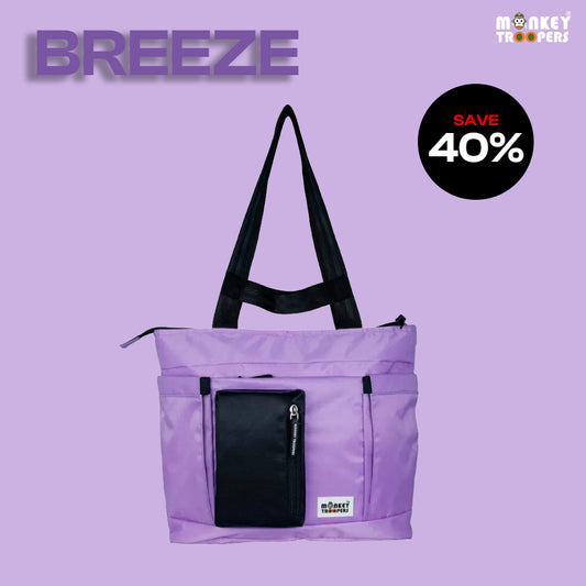 Breeze Laptop Tote Bag | Lavender