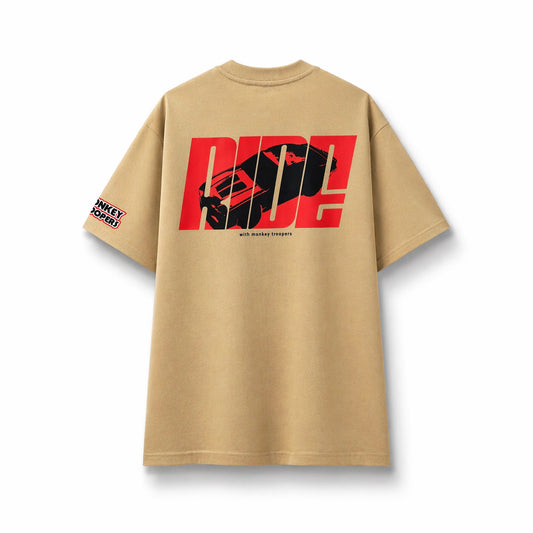 RIDE Oversized T-Shirt | Beige