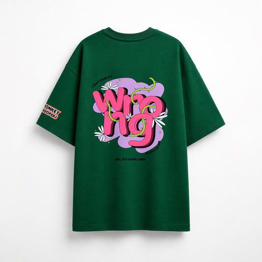 WRONG Oversized T-Shirt | Green