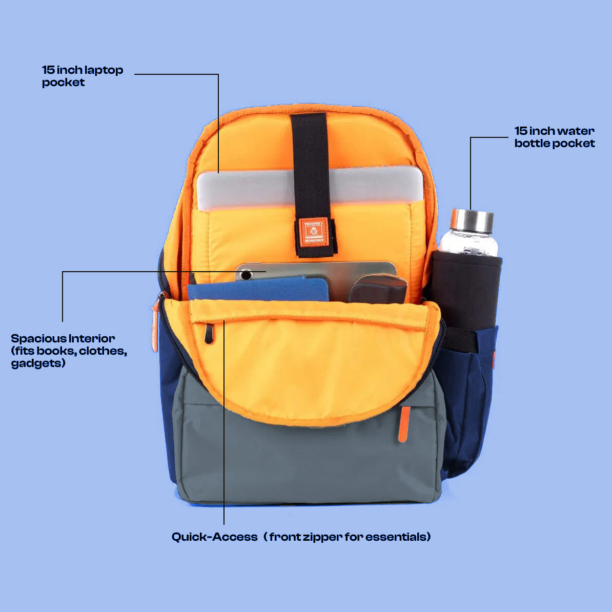 Navy-Dark Grey