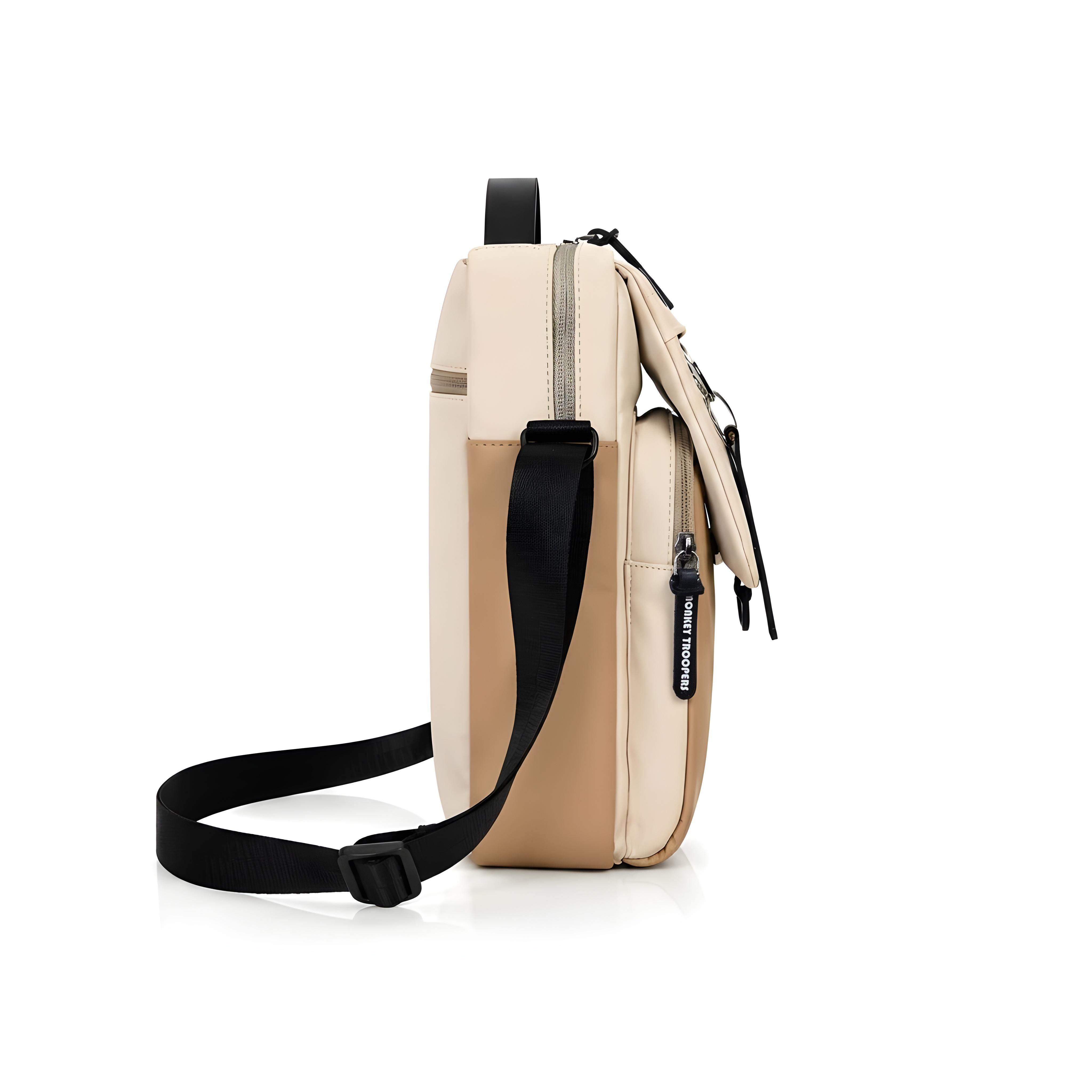 Byte Crossbody | Cream-Brown