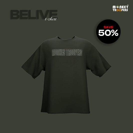Believe Oversized T-Shirt- Streetwear with Comfort