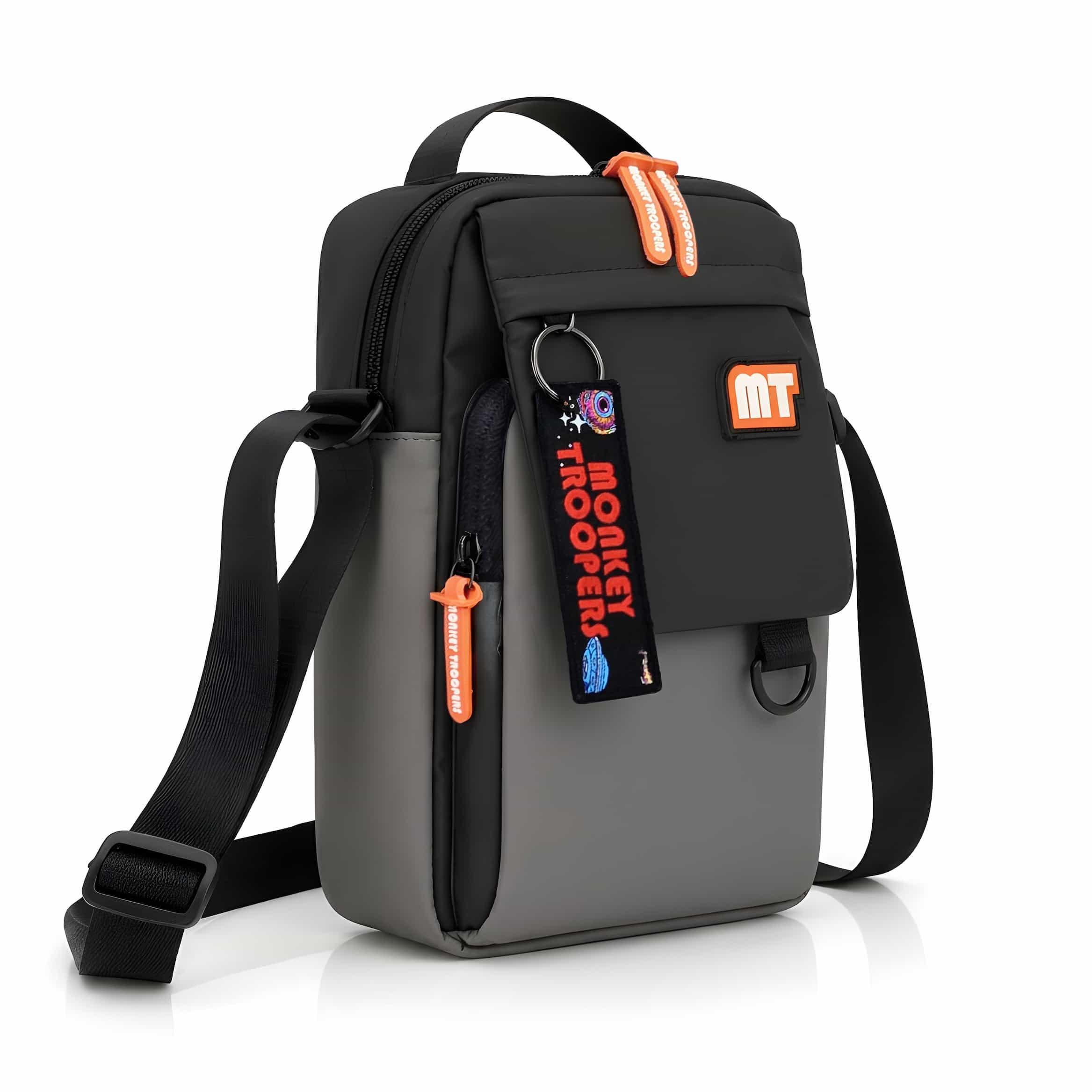 Byte Crossbody | Black-Grey
