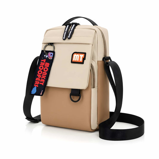 Byte Crossbody | Cream-Brown