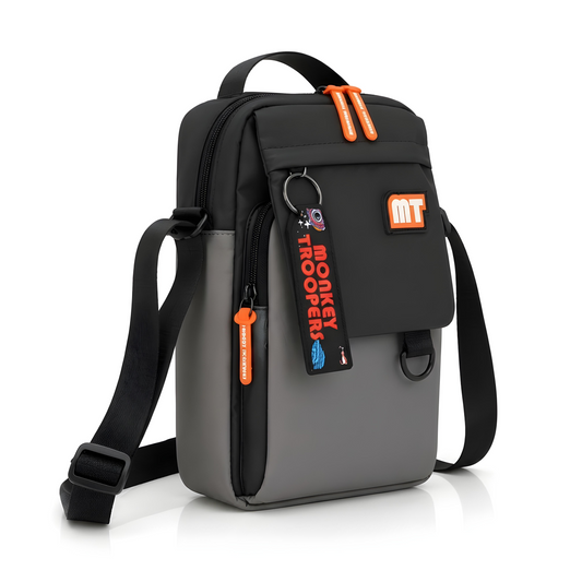 Byte Crossbody | Black-Grey