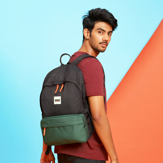 Shaggy Plus Backpack | Black-Dark Green