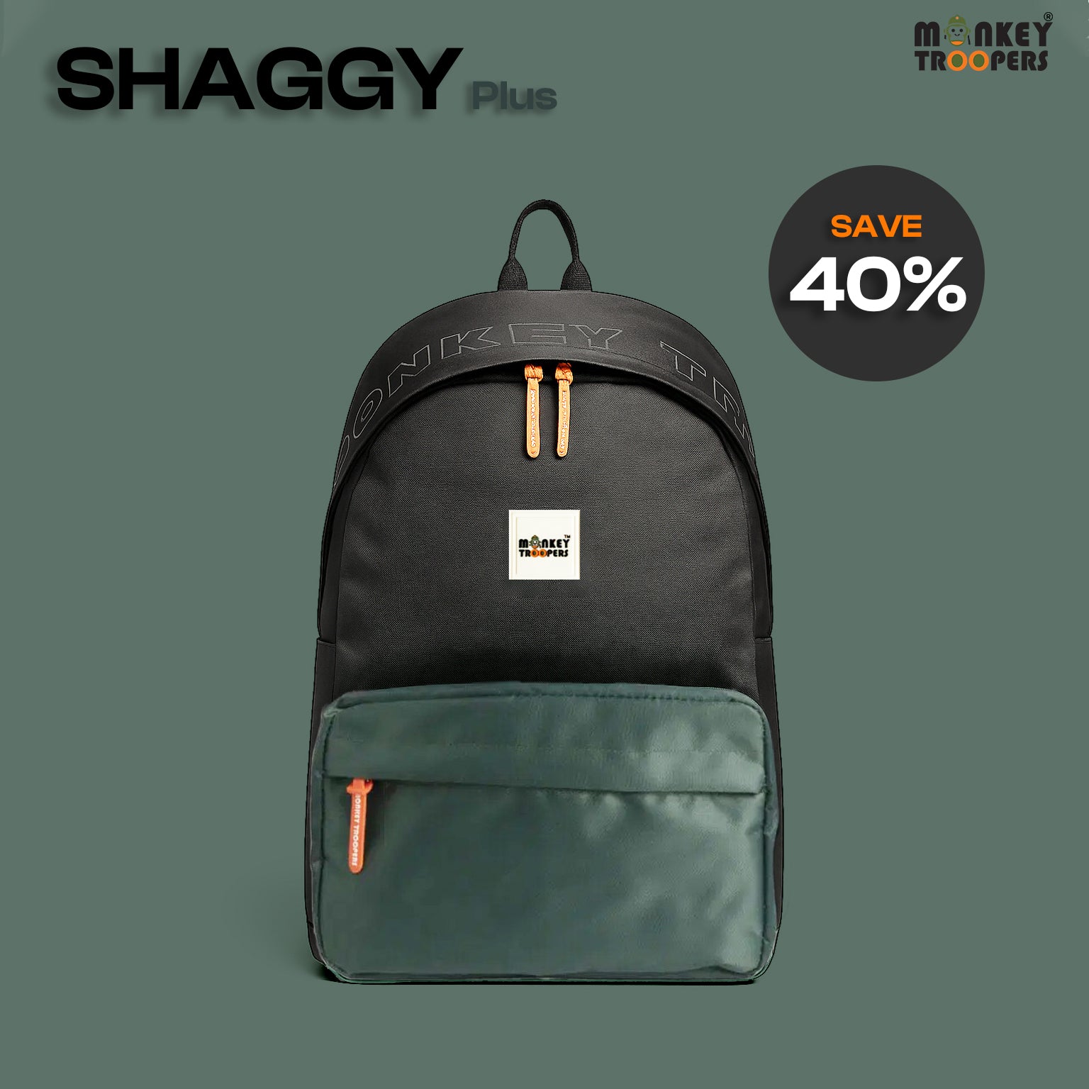 Black-Dark Green