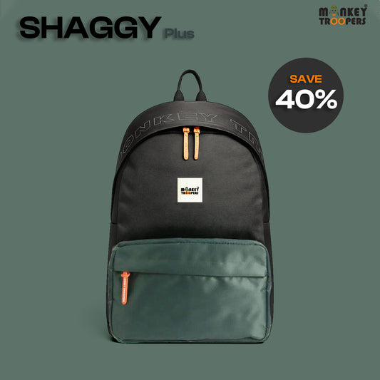 Shaggy Plus Backpack | Black-Dark Green