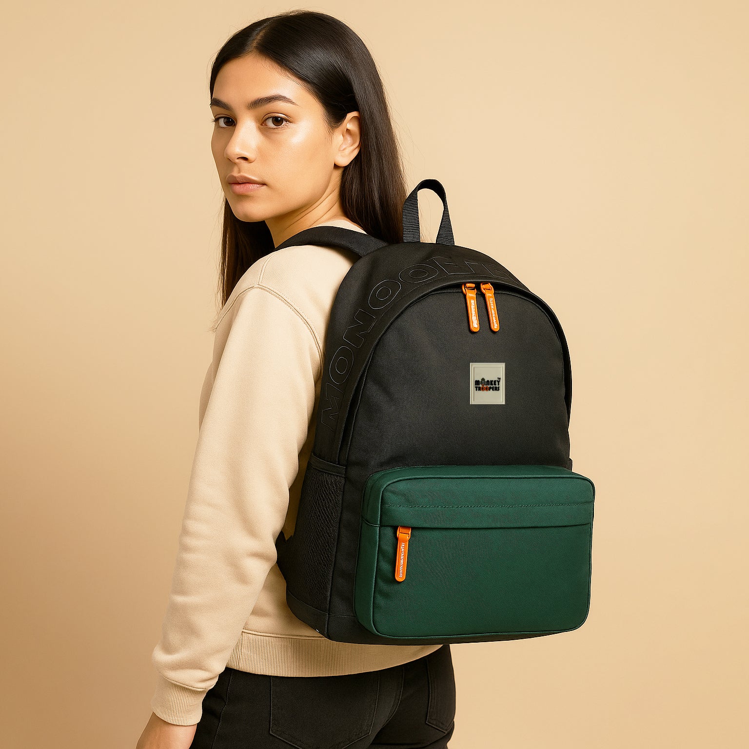 Black-Dark Green