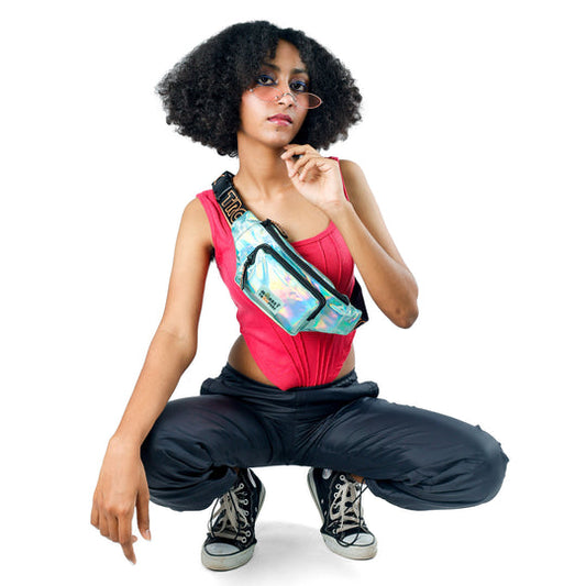 Lit Fanny Pack – Lightweight and Water-Resistant | Silver