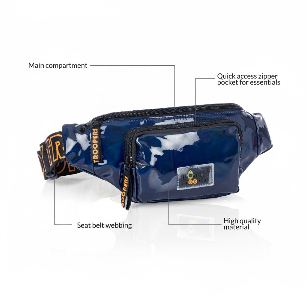 Lit Fanny Pack – Lightweight and Water-Resistant | Navy