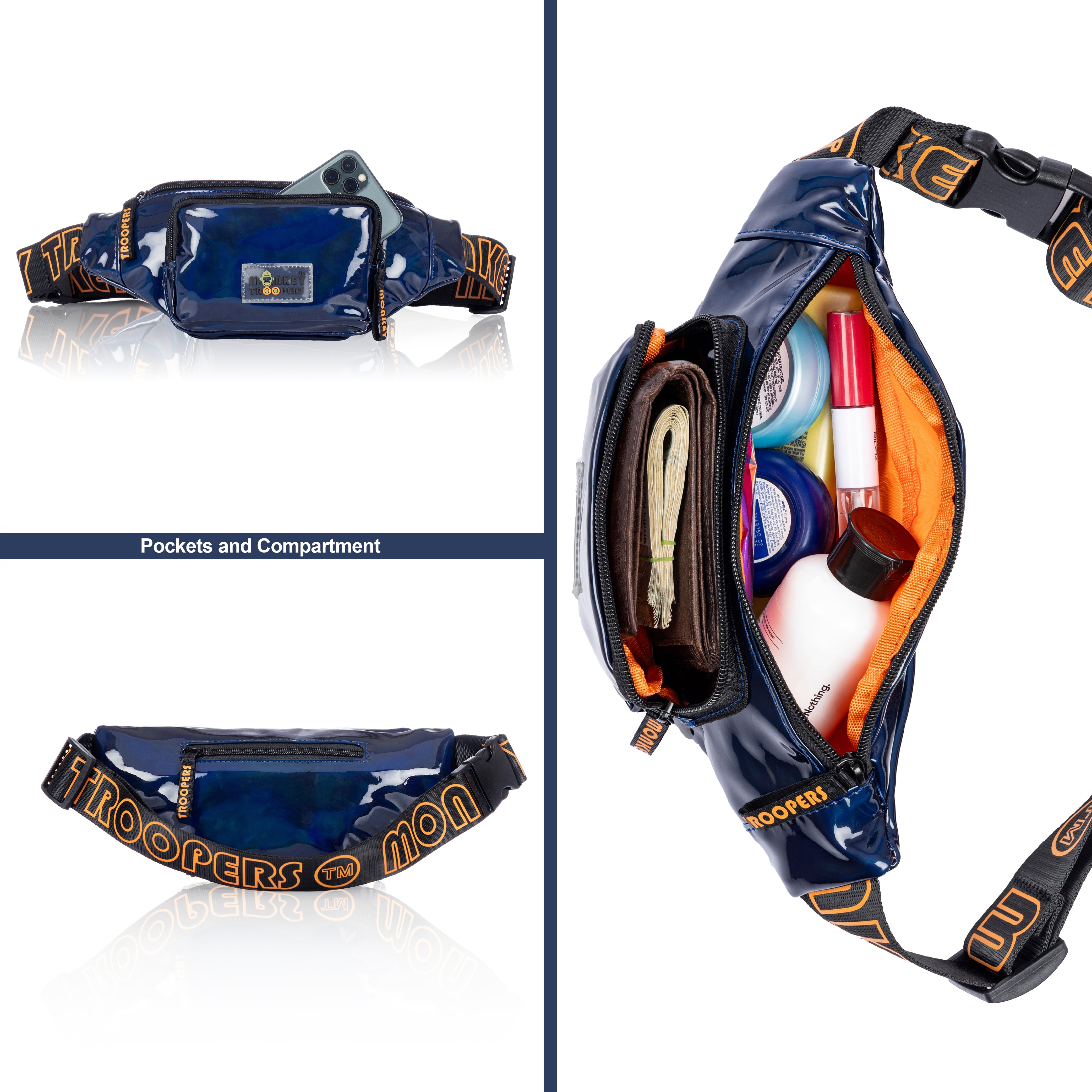 Lit Fanny Pack – Lightweight and Water-Resistant | Navy