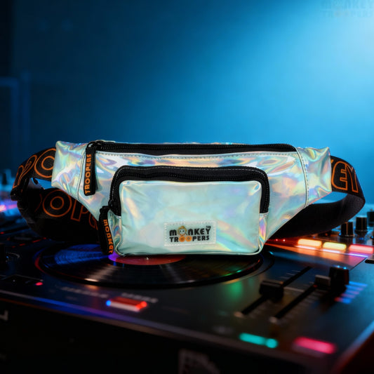 Lit Fanny Pack – Lightweight and Water-Resistant | Silver