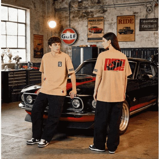 RIDE Oversized T-Shirt | Beige