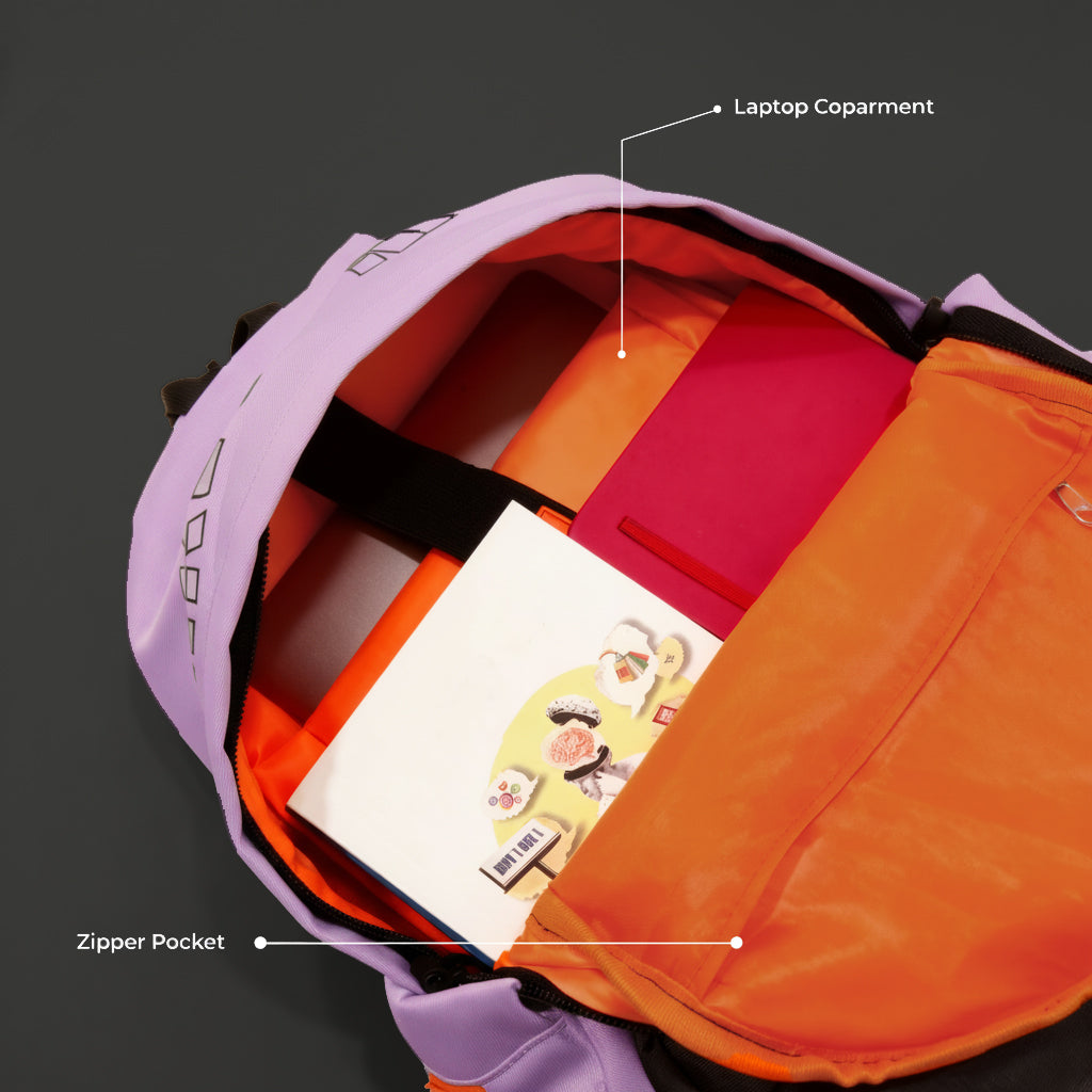 Shaggy-Plus-Backpack-Lavender-Black