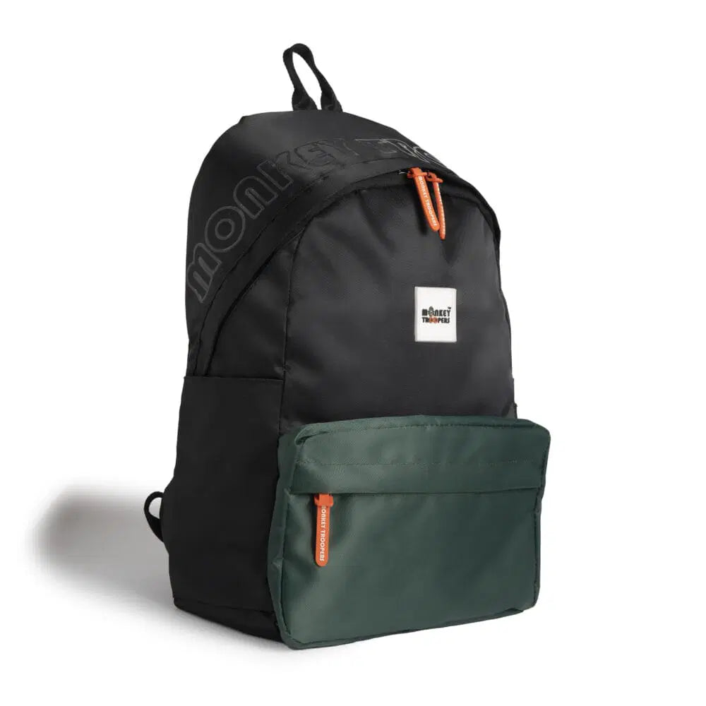 Shaggy Backpack | Black-Dark Green