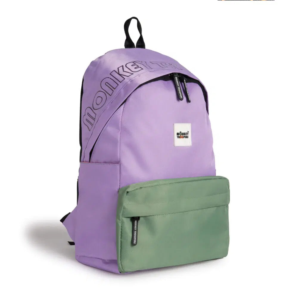 Shaggy Backpack | Lavender-Green