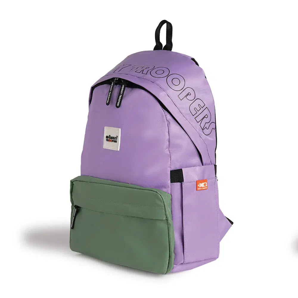 Shaggy Backpack | Lavender-Green