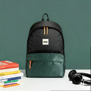 Shaggy Backpack | Black-Dark Green