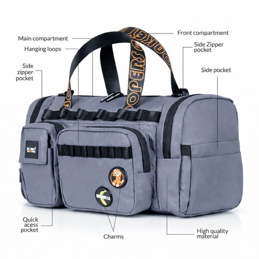 Spidey Duffle Bag | Grey