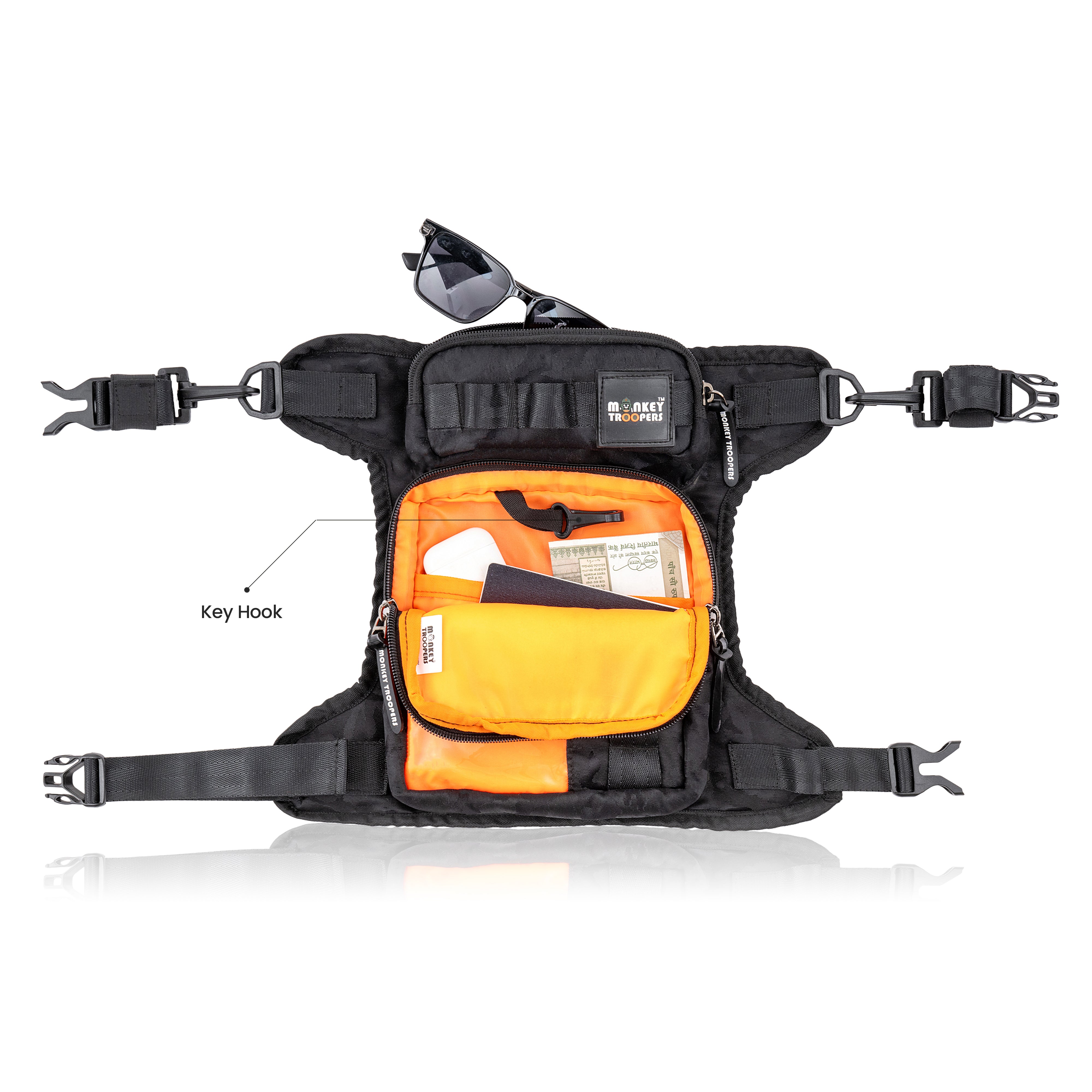DRIFT Thigh Bag | Black Camo