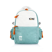 Bouje Laptop Backpack | White-Teal