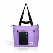 Breeze Laptop Tote Bag | Lavender-Black