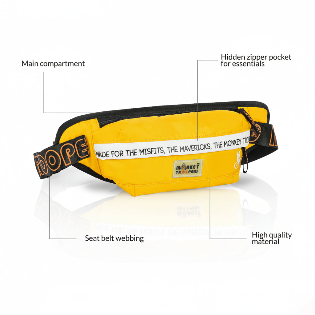 Slay Fanny Pack – The Perfect Travel Partner | Yellow