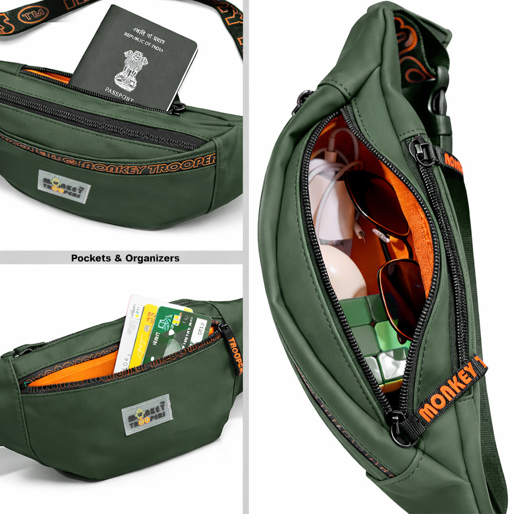 Ghost Fanny Pack – A Perfect Fusion of Style and Utility | Olive