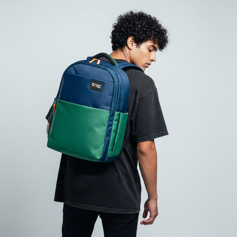 Glide Plus Backpack | Navy-Dark Green