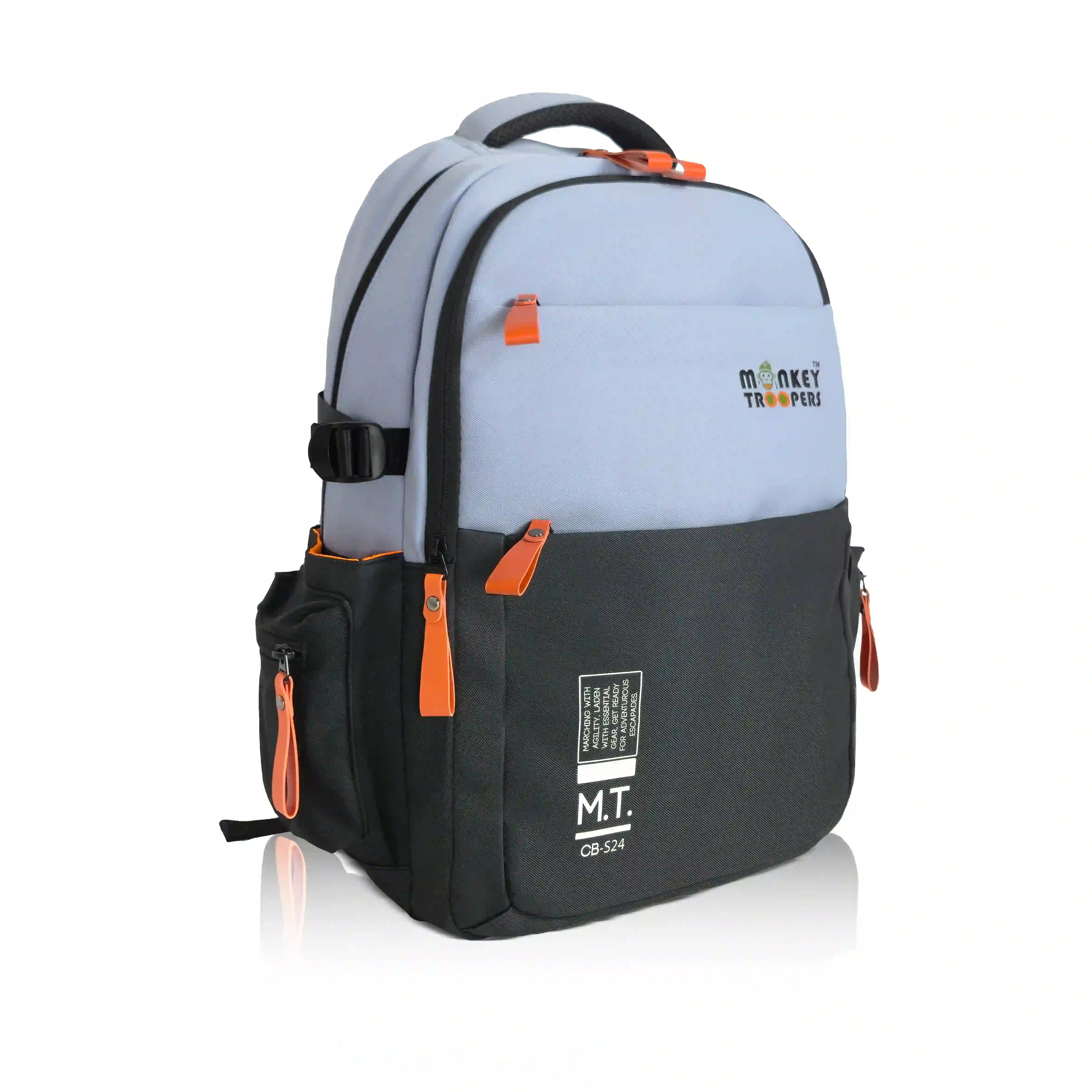Bouje Laptop Backpack | Black-Grey