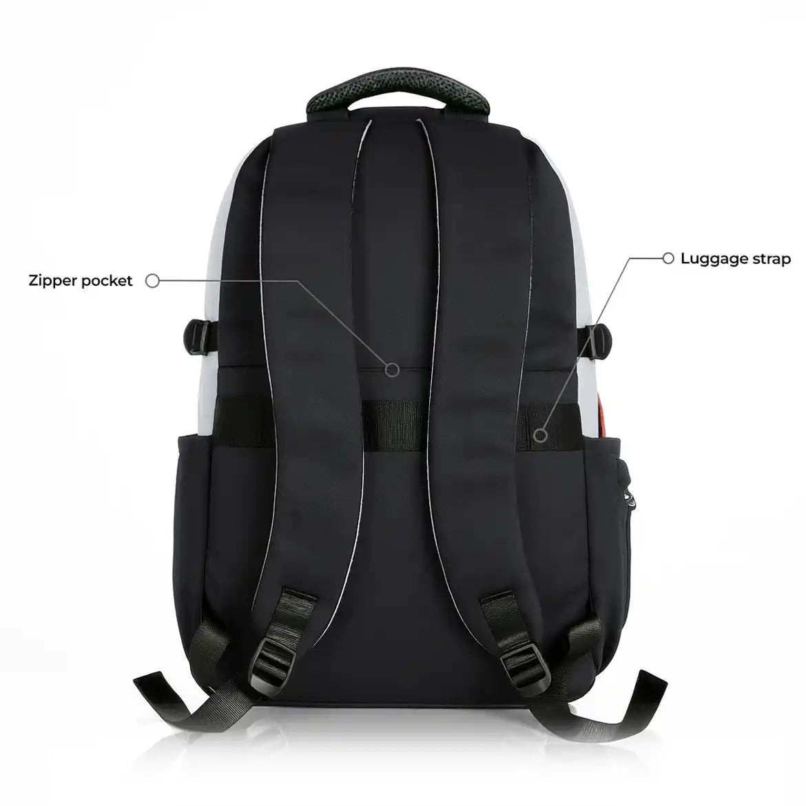 Bouje Laptop Backpack | Black-Grey
