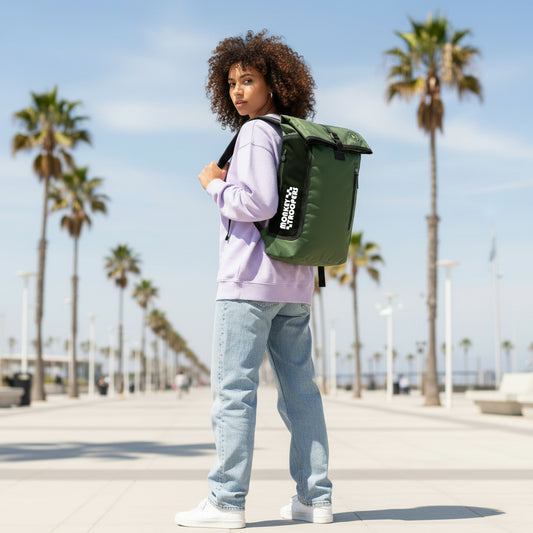 Hoody Laptop Backpack| Olive