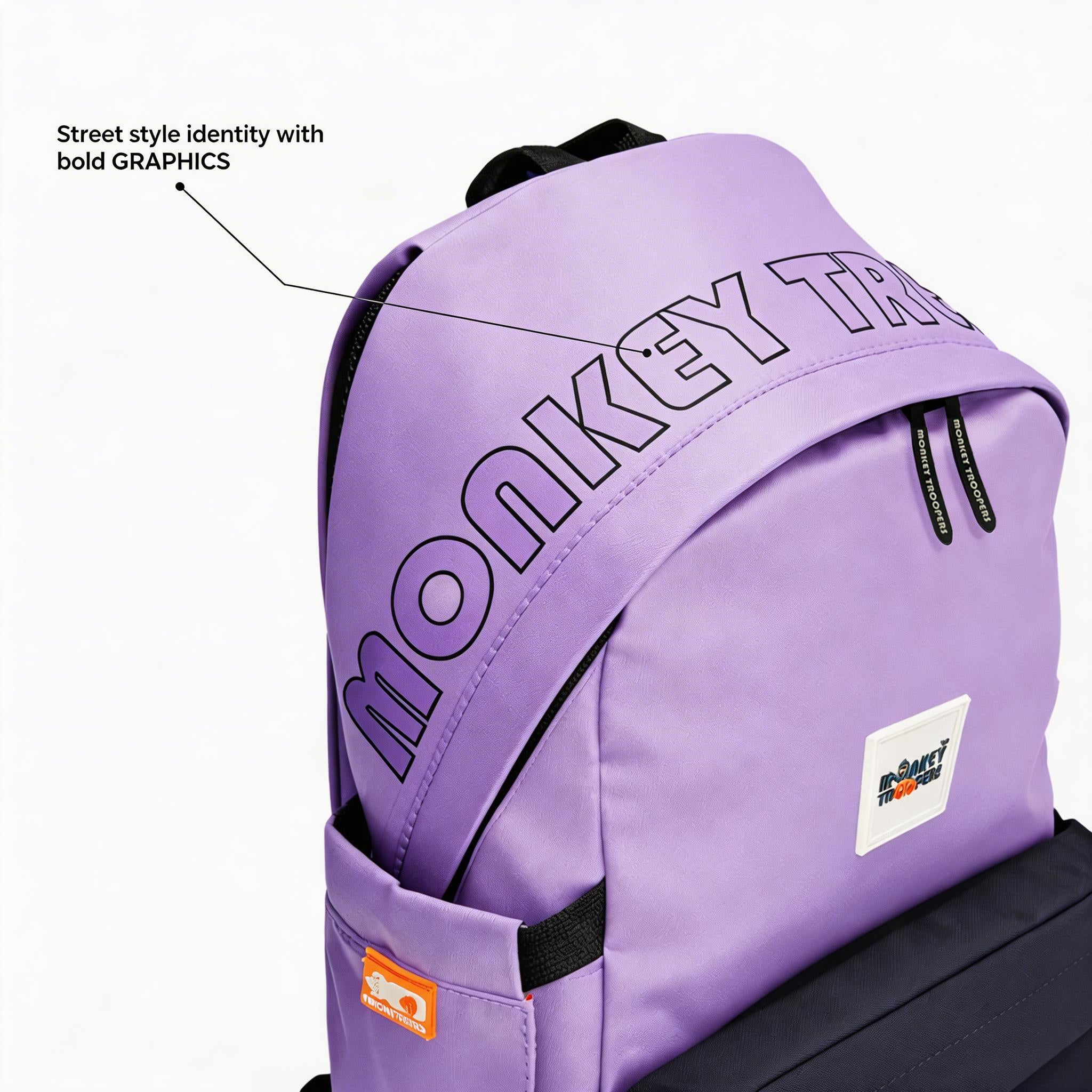 Shaggy Plus Backpack | Lavender-Black