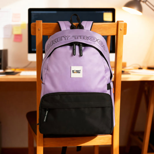 Shaggy Plus Backpack | Lavender-Black