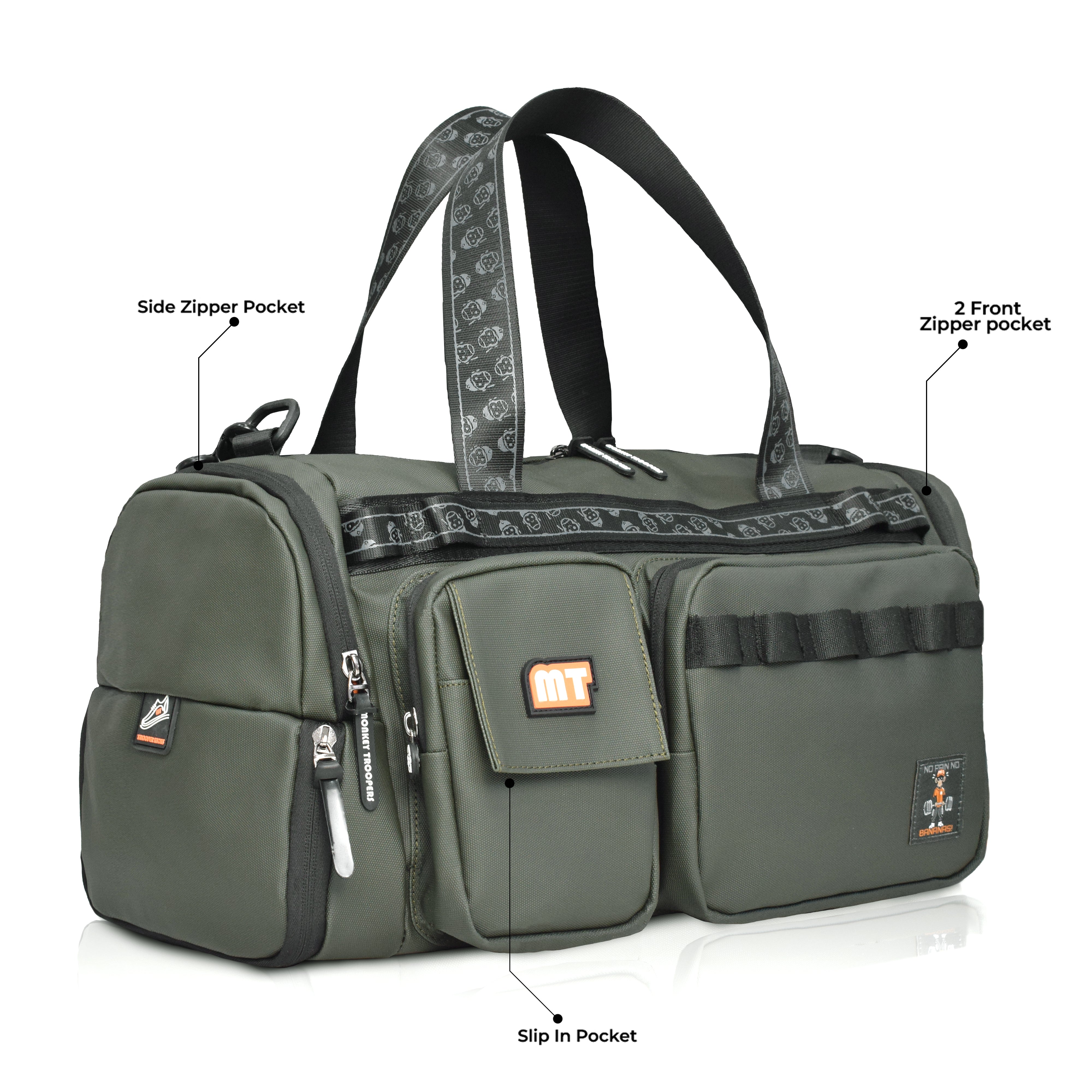 Spidey Lux Duffle Bag | Olive