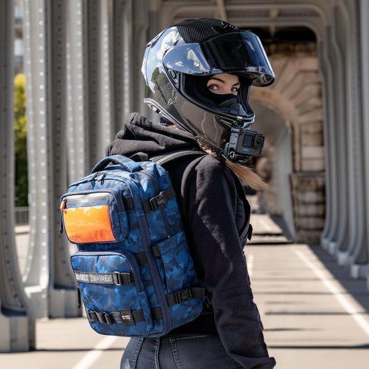Walky Backpack | Blue Camo